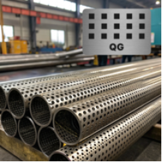 Труба перфорированная нержавеющая 63x3,2x7 мм Qg 08Х18Н10 ГОСТ 11068-81